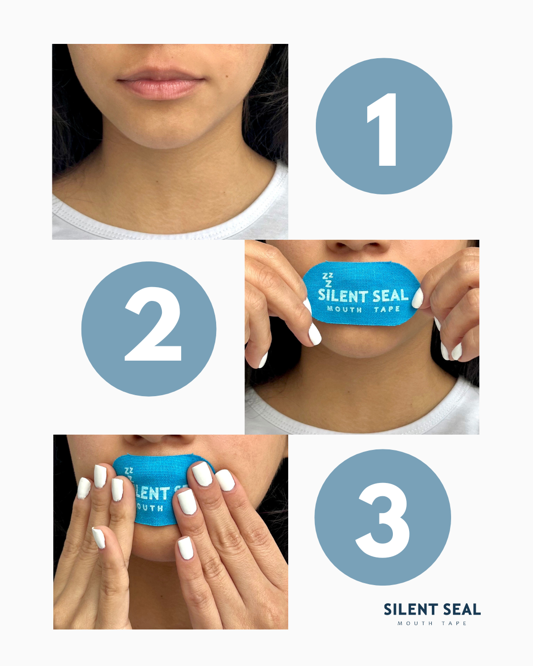 Silent Seal Mouth Tape – 1 Pack (30-Day Supply)